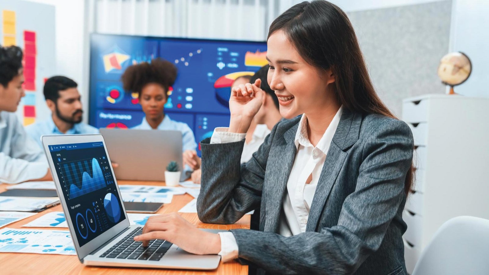 Team using California Telecom’s encrypted, compliant UCaaS platform.