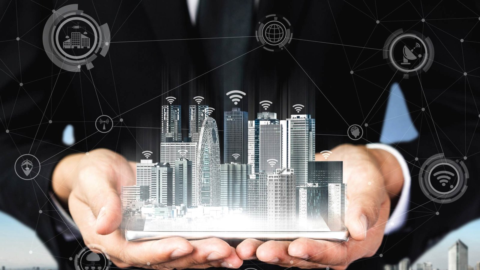 Interactive 3D city model powered by Realsee.