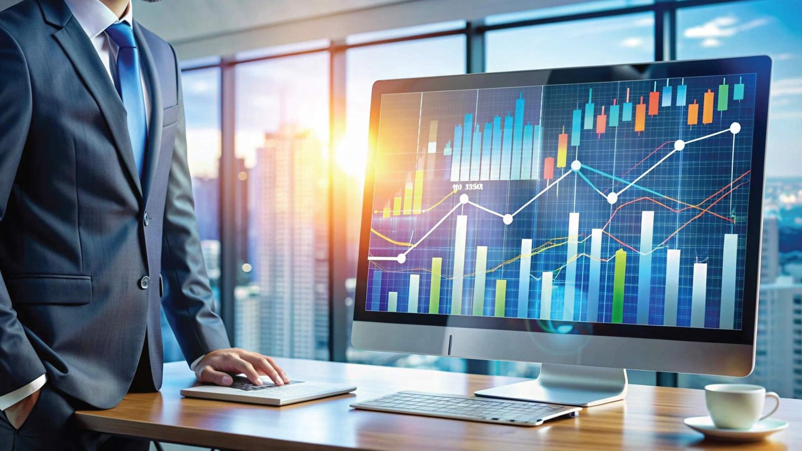 Broadshore Capital investment growth showing steady incline over time.