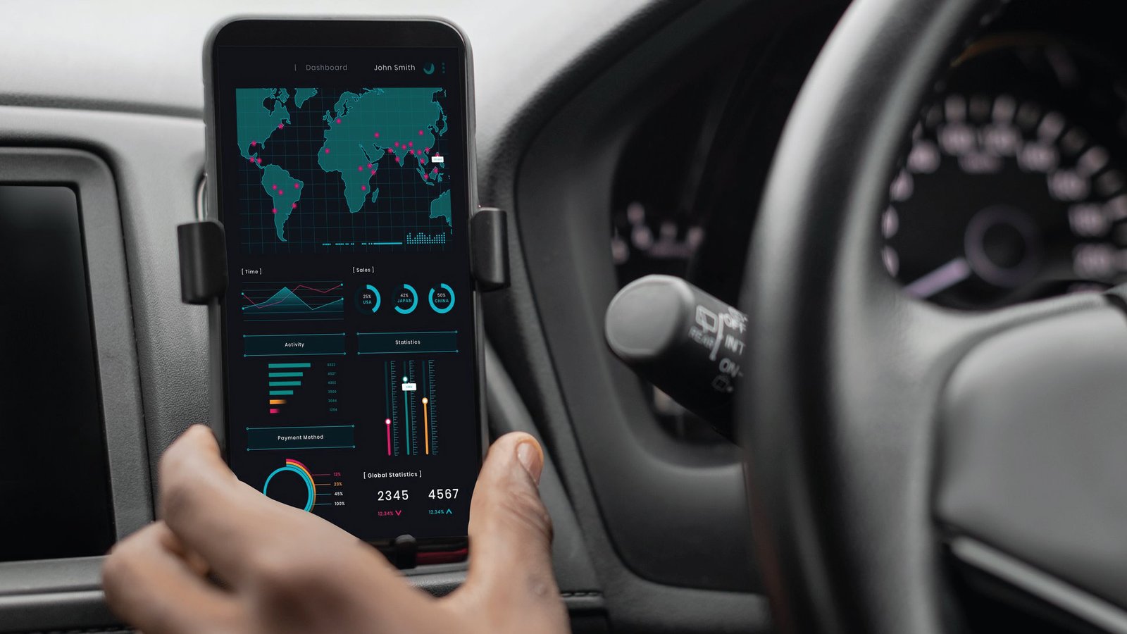 Hyundai Mobis 5G telematics solution for connected vehicles.